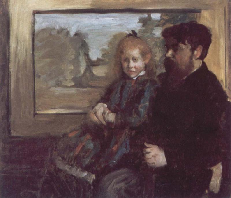 Edouard Manet Helene Rouart on her Father-s Knee oil painting image